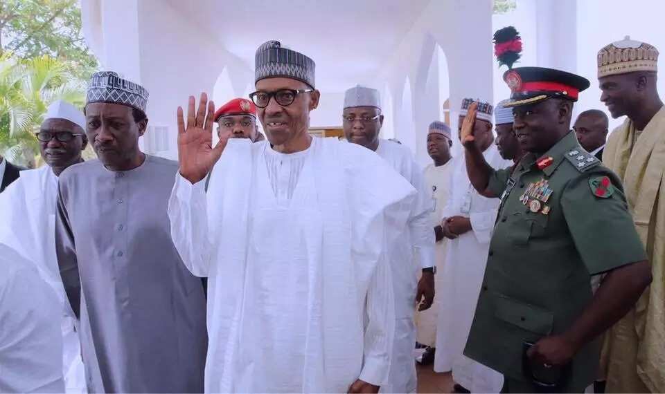 BREAKING: President Buhari absent at Juma'at prayer in Aso Villa