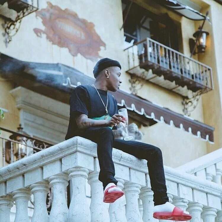 Wizkid mansion on the hills of Los Angeles