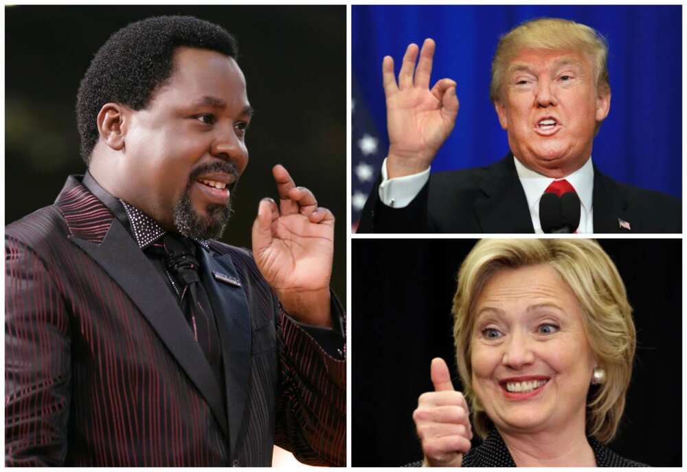 TB Joshua predicts Hillary Clinton as winner of US election