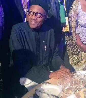 Muhammadu Buhari Pictured During African Union Gala