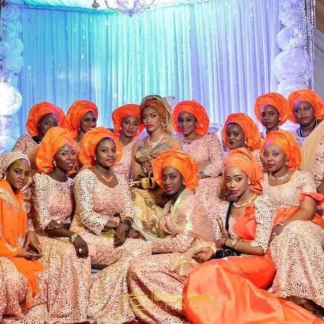 Orange wedding