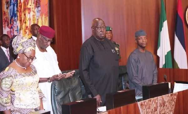 Osinbajo presides over FEC meeting in Buhari's absence