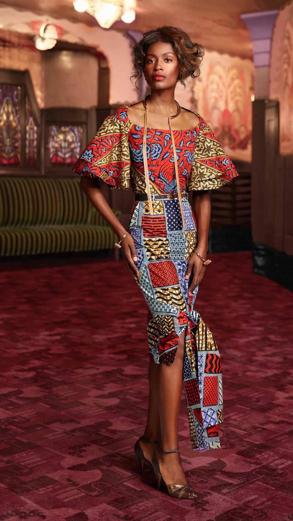 Trendy ankara dress