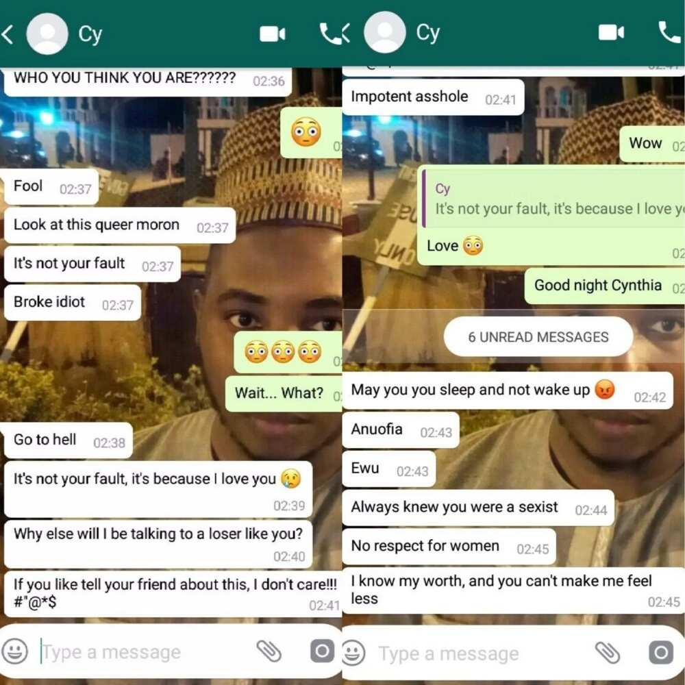 Nigerian lady curses man who turned her down