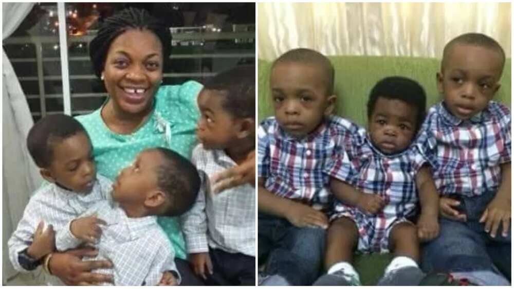 Nigerian lady narrates how she delivered 3 babies after being hopeless for long