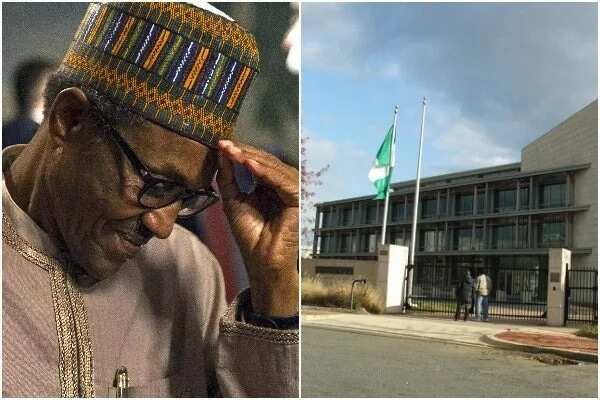 Nigerian Embassy in Washington shut down