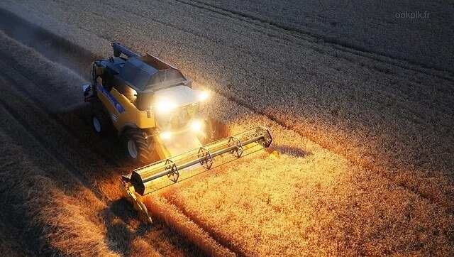 Agricultural-machine-working-in-the-late-evening