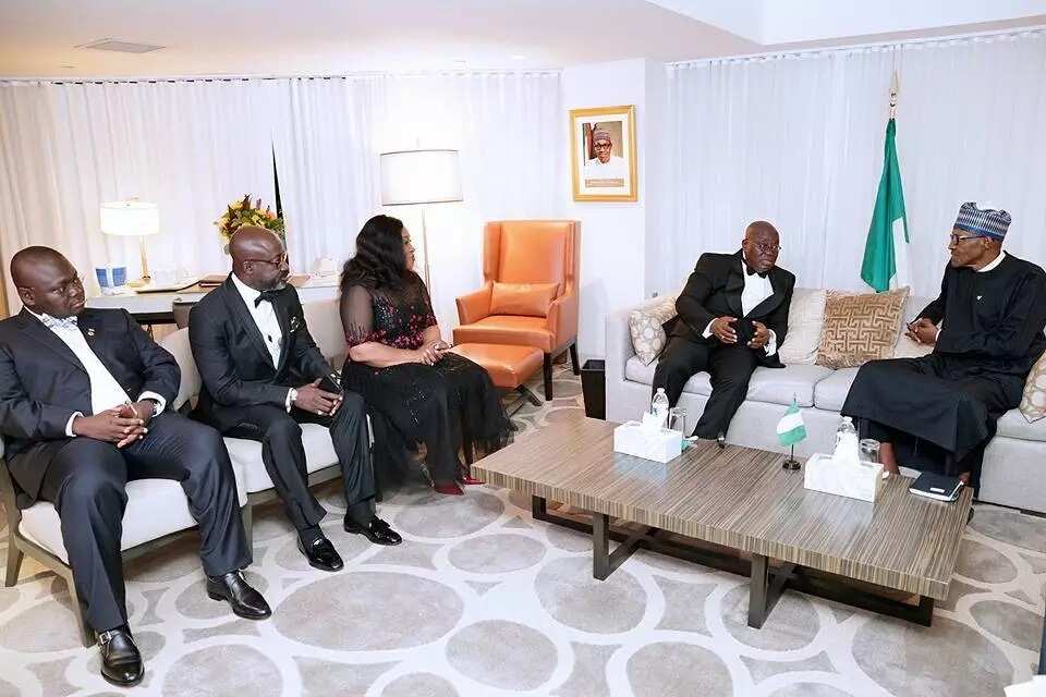 UNGA: Buhari meets with Ghanaian president Nana Akufo-Addo UNGA: Buhari meets with Ghanaian president Nana Akufo-Addo