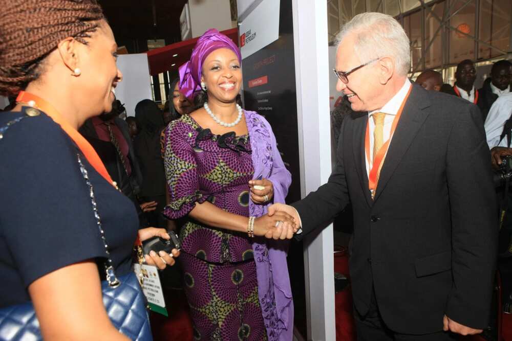 Dorothy Atake and Diezani Alison-Madueke Dorothy Atake and Diezani Alison-Madueke