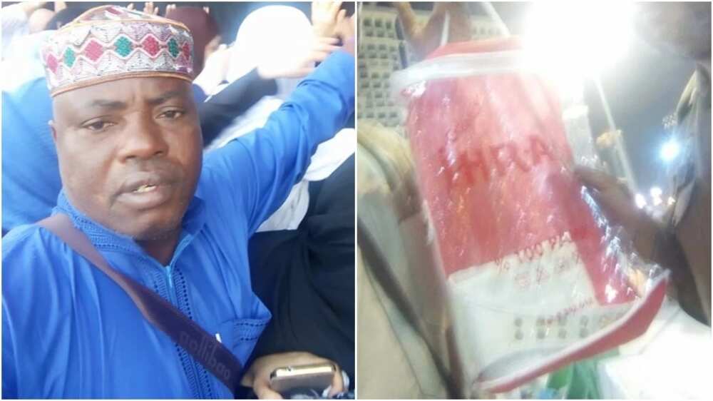 Nigerian Imam returns a bag full of money