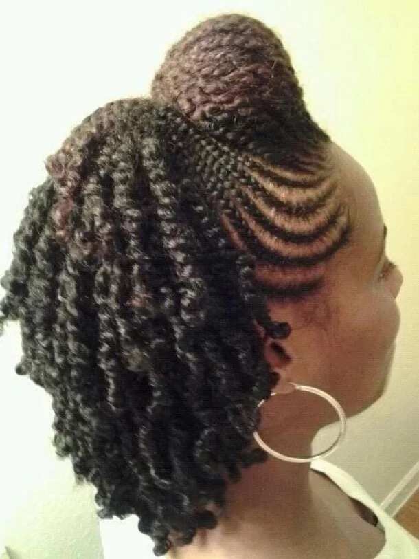 Kinky braids hairstyles in Nigeria