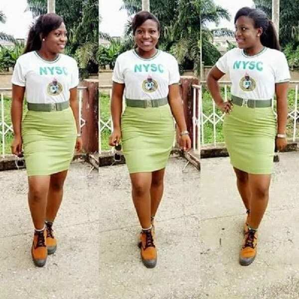 See how a Corps member wore her NYSC uniform (photos)