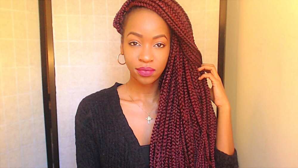 How to pack braids stylish