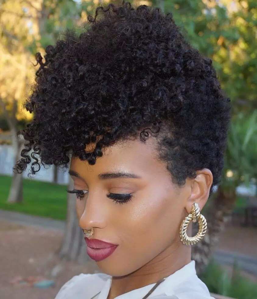 Tapered hair