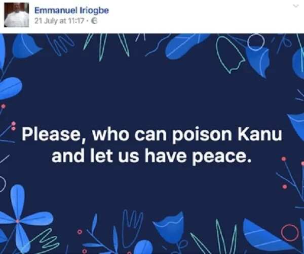 Source: Facebook, Emmanuel Iriogbe