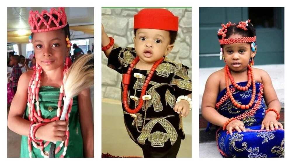 Igbo traditional attire for kids