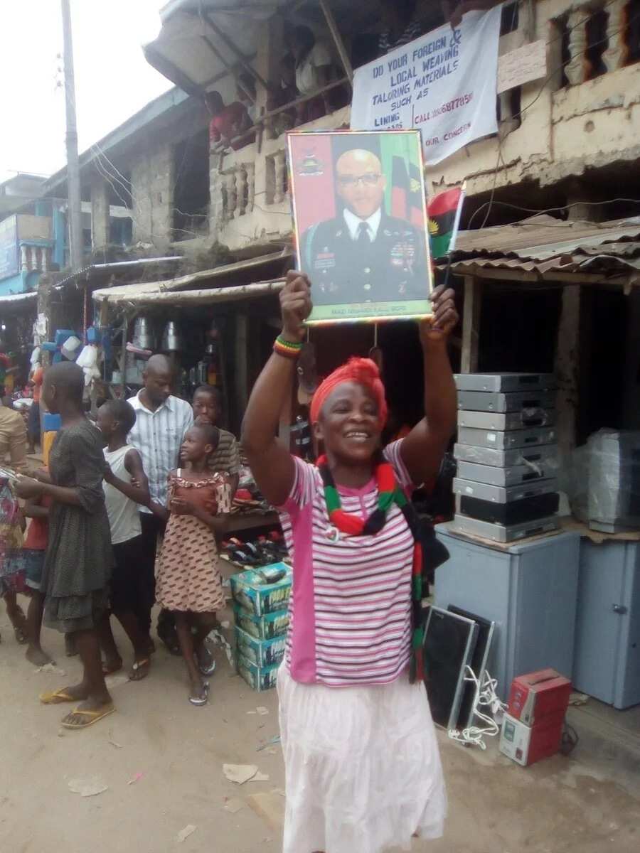 Nnamdi Kanu's release: Photos that show what pro-Biafran agitators are doing across Nigeria