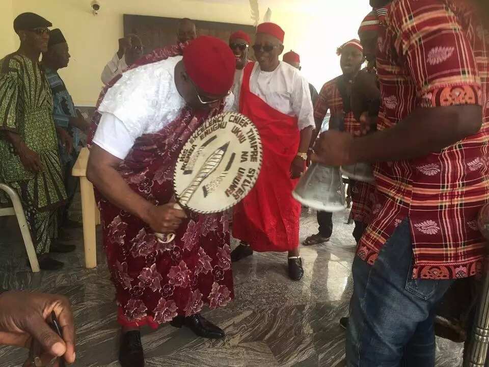 Timipre Sylva conferred with chieftaincy title in Igboland