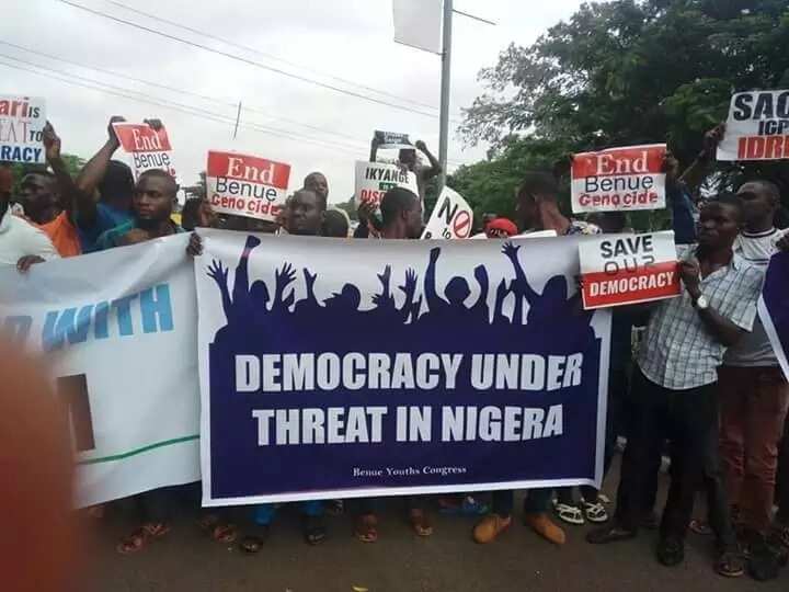 Benue youths protest alleged police brutality, bias