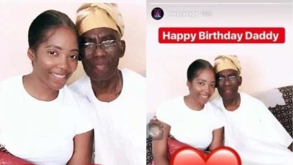 Tiwa Savage celebrates her dad on his birthday