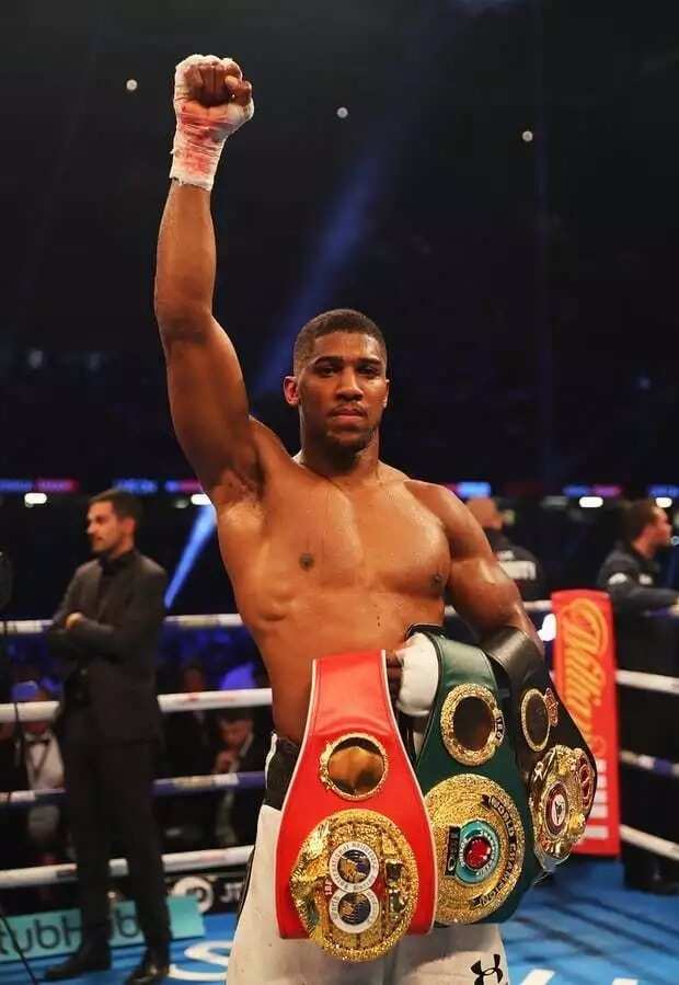 Anthony Joshua warns Deontay Wilder any fight will be ‘on my terms’