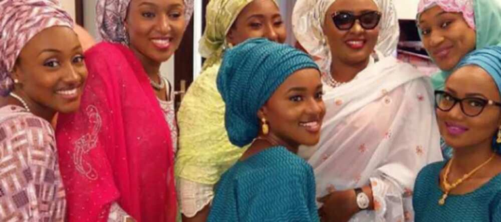 Aisha Buhari and children Aisha Buhari and children