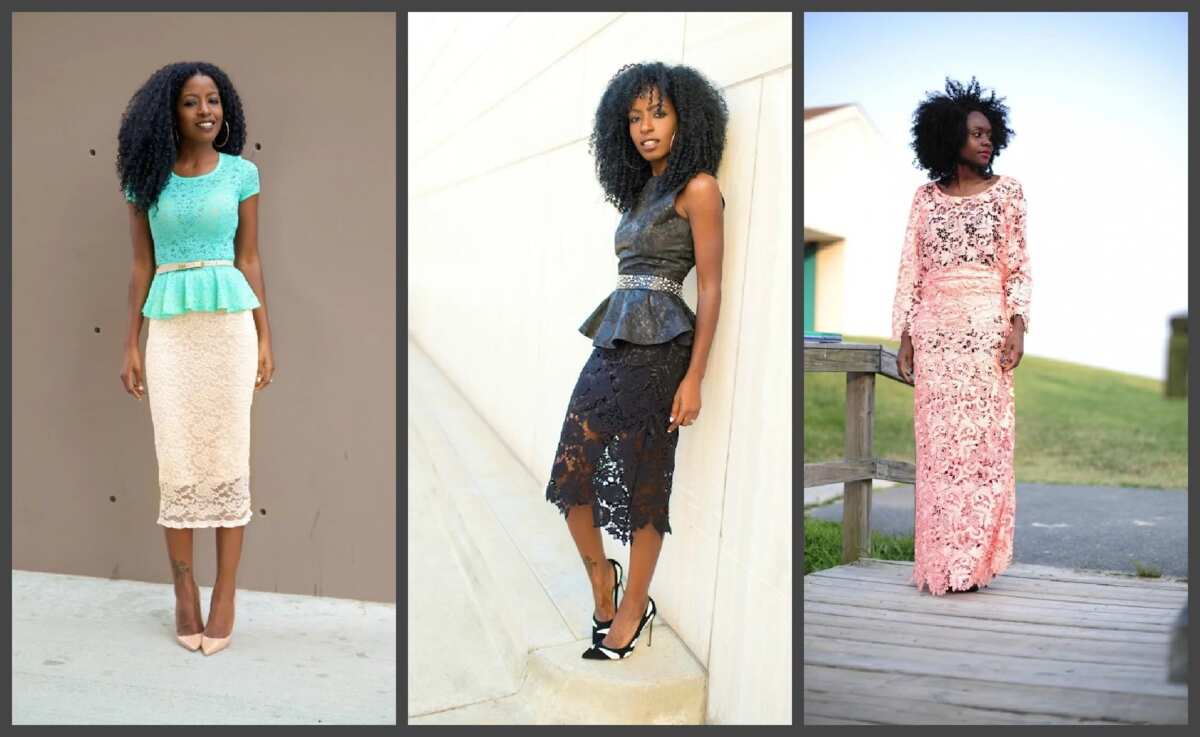 nigerian lace skirt and blouse styles 2017