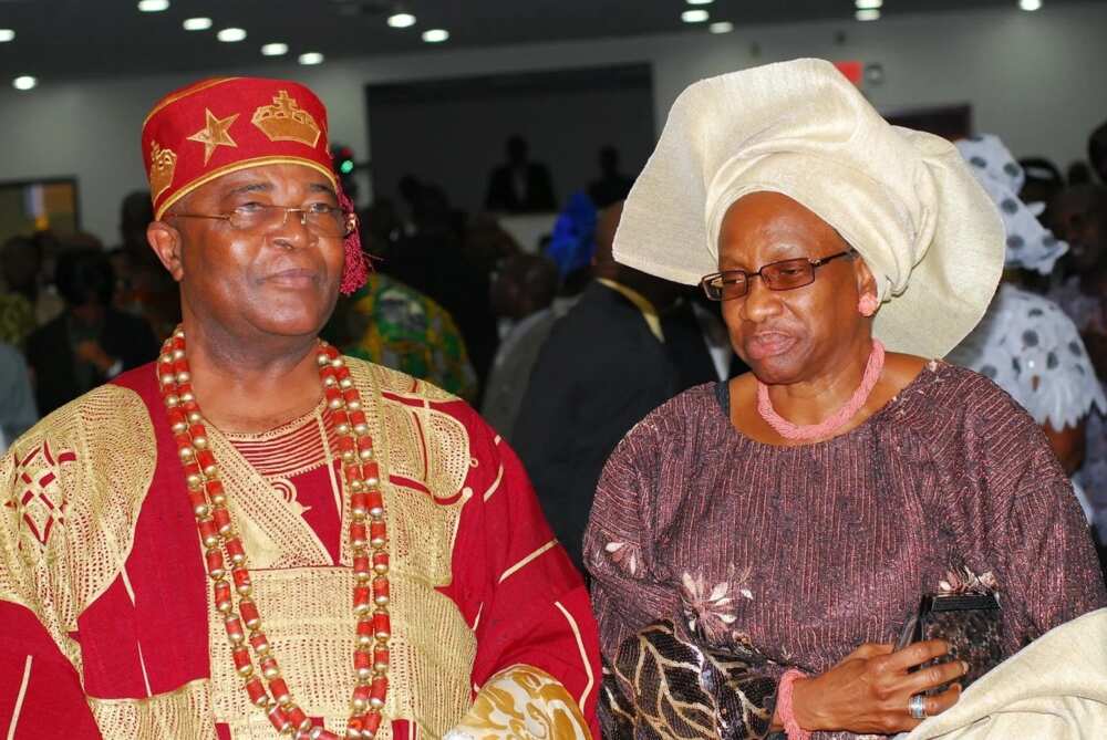 The Alake of Egbaland and his queen