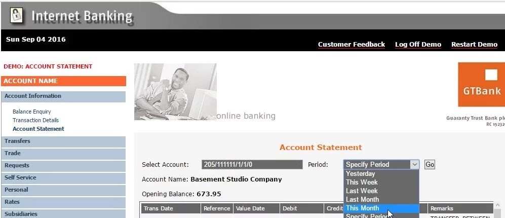 GTBank Internet Banking GTBank Internet Banking