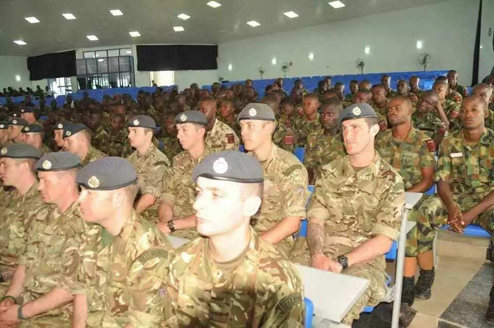 British Military Assistance Training Team (BMATT) and officers of the Nigerian Air Force.