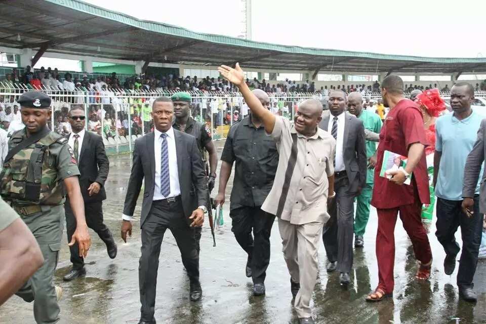 PHOTOS: GEJ, Patience And Wike Attend Rally In Bayelsa