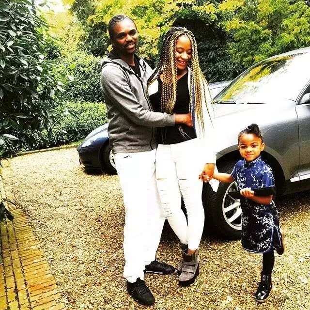 Kanu and Amarachi Nwankwo with their daughter