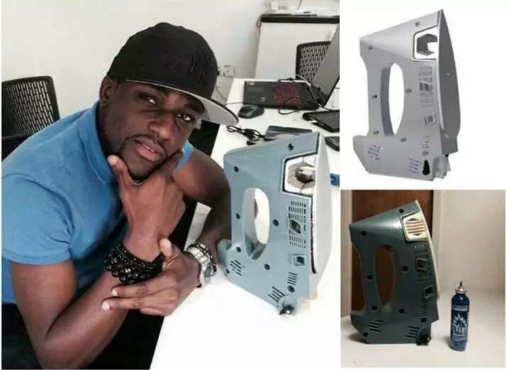 Ayokunle Adeniran, a Covenant University graduate who invented a 'NEPAless' iron