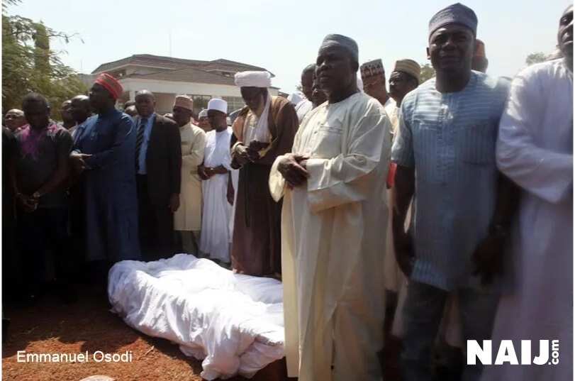 Photos, Video From Abubakar Audu's Burial In Kogi