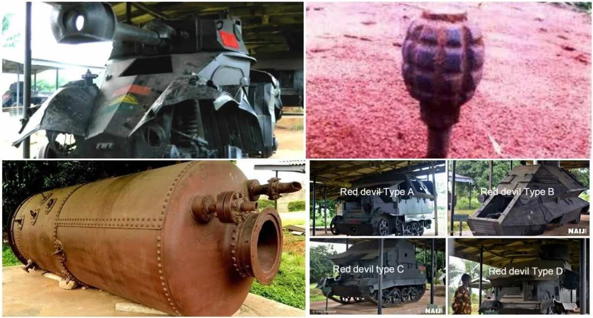Image result for weapons created by biafrans