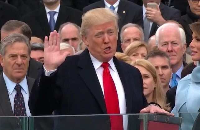 Trump Inauguration: Donald Trump is Sworn in as President of America