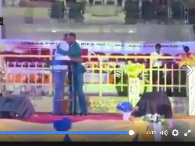 Governor Fayose preaches at Apostle Suleman’s crusade, praises him for being vocal