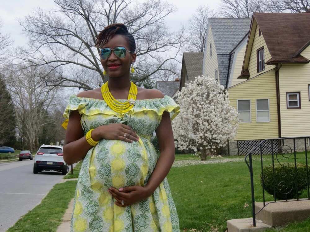 Ankara dress for pregnant ladies -4 Ankara dress for pregnant ladies -4