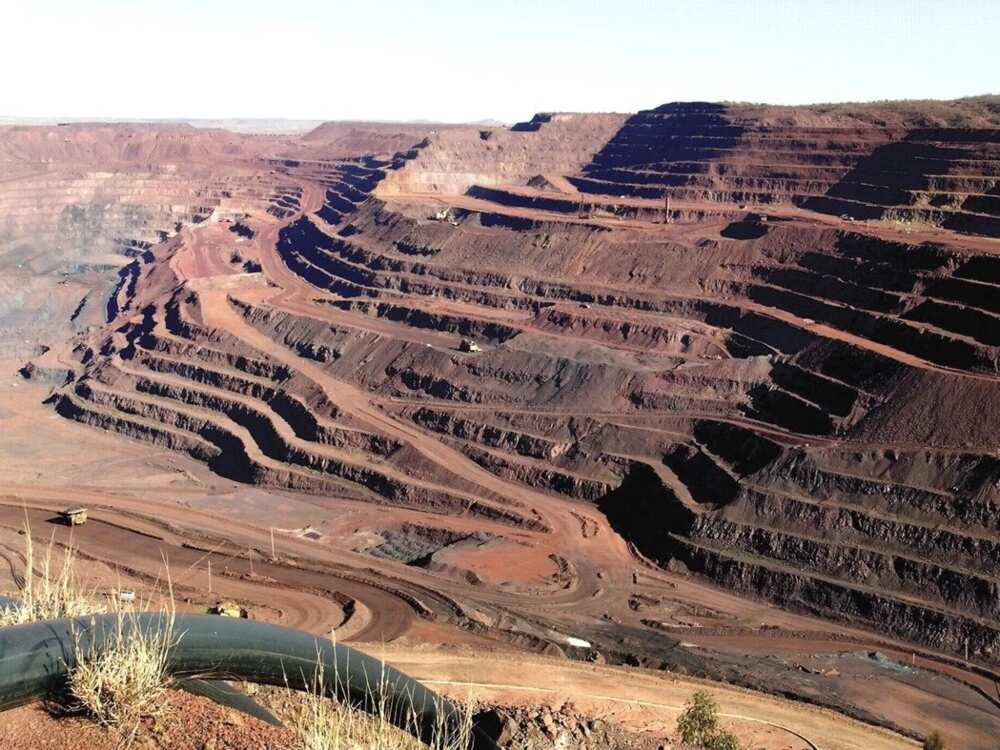 The iron ore deposits