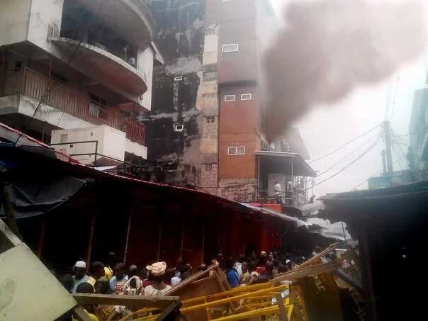 Another Fire Outbreak Hits Balogun Market (PHOTOS)