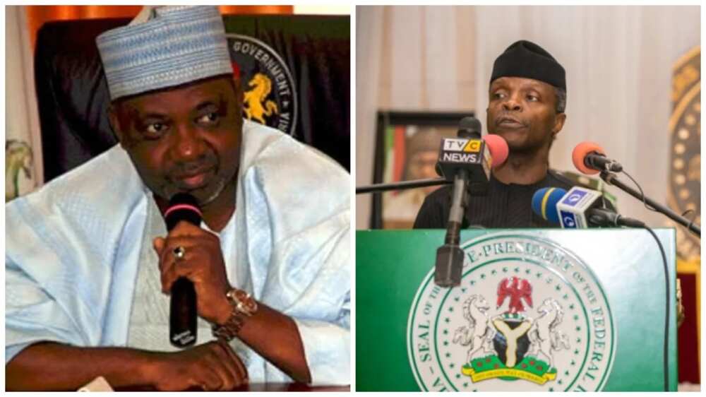 Acting President Osinbajo, former VP Sambo, disagree over Zaria water project