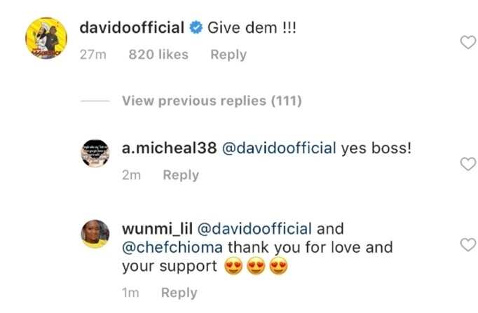 Cee-C bags first endorsement deal, Davido Reacts