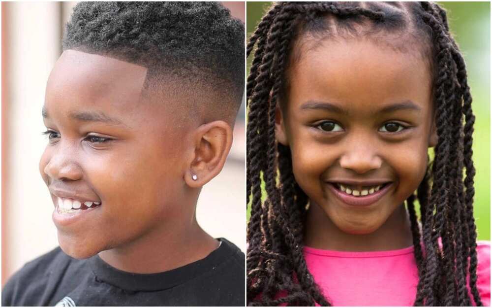 Kids hairstyles for boys and girls in Nigeria