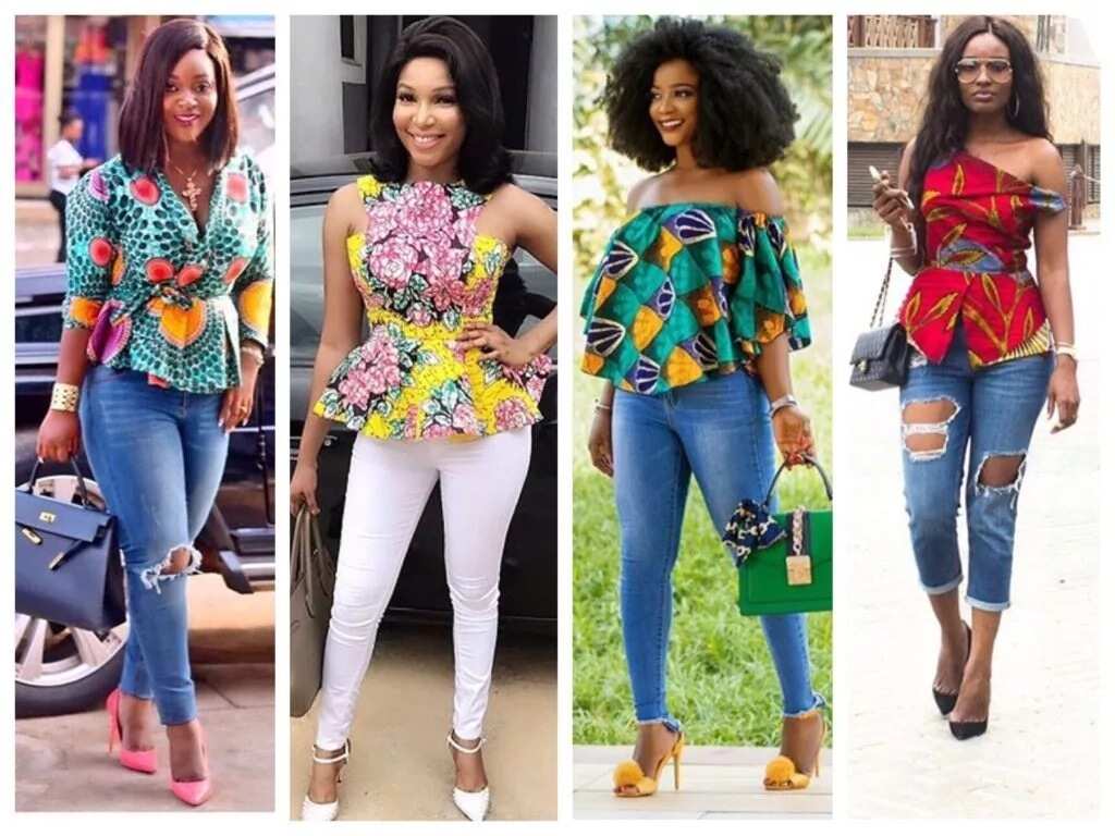 latest ankara top and trouser