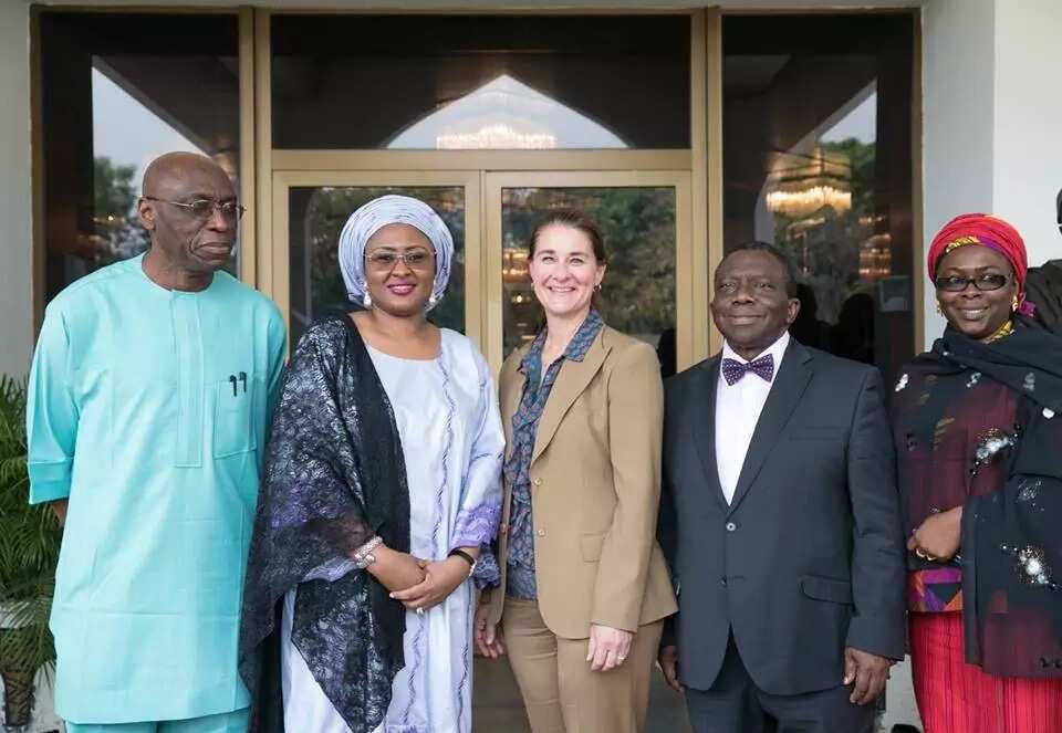 Melinda Gates visits Aisha Buhari