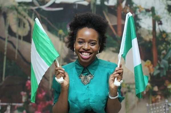 Nigerian girl smiling