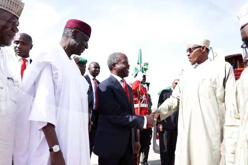Photos: Buhari Returns To Nigeria