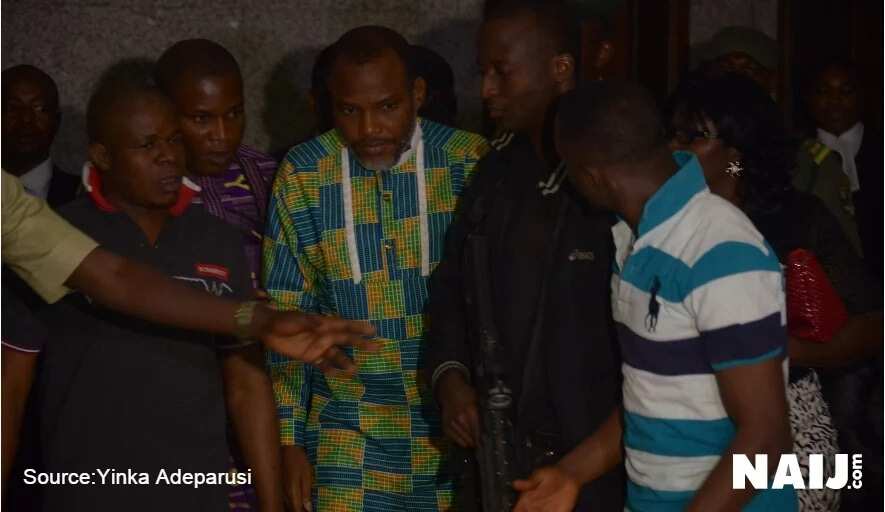 Nnamdi Kanu Appears In Court In New Attire