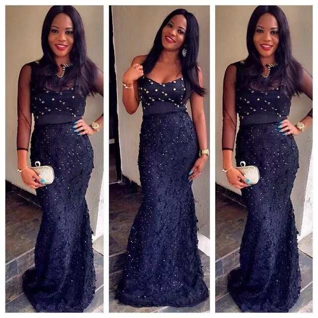 French lace Aso Ebi styles
