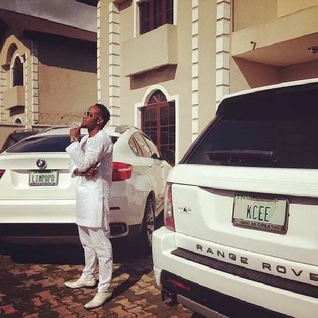 Kcee's BMW and Range Rover
